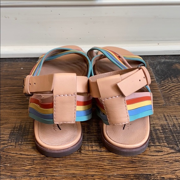 Madewell The Samira Flat Sandal in Leather AH721 - Picture 3 of 5